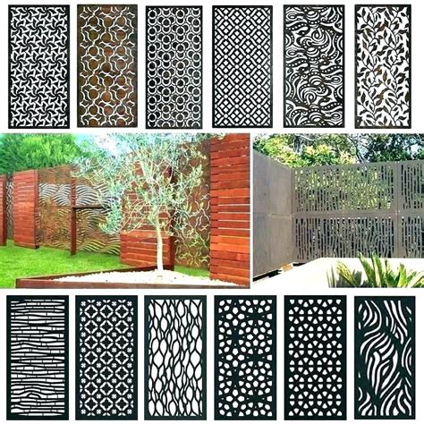 outdoor screen house metal panels|decorative metal screens for outdoors.